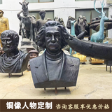 铜像人物定制纪念父母亲人名人铸铜头像雕塑定制人像泥塑像铜雕厂 铜像定制八