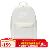 耐克NIKE男女双肩包 书包  HERITAGE  休闲包DC4244-104白 均码