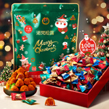 诺梵松露巧克力结婚喜糖伴手礼糖果休闲零食糖果圣诞节年货礼物送女友 【圣诞限定】松露巧克力500g