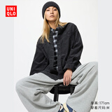 优衣库女装灯芯绒衬衫式茄克/长袖外套480318 08 深灰色 XS /150/76A