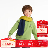 巴拉巴拉童装儿童卫衣秋冬2024男童女童圆领套头摇粒绒上衣潮208424121216