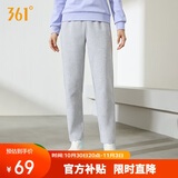 361°运动裤子女秋冬季跑步宽松户外休闲裤直筒长裤卫裤662434710D