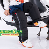 曼迪卡威（Mdikawe）摩托车护腿护膝保暖长筒套男女骑行儿童电动车防寒冬季外卖挡风 50cm 女性/儿童黄金绒 2只装