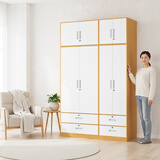 金经金属钢制衣柜主卧室家用出租房铁艺落地柜环保铁皮儿童衣橱长1.5米