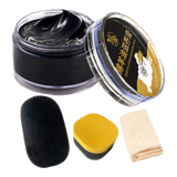 兴洽黑色绵羊油真皮保养油皮鞋油滋养上光滋养油补色鞋油90ML