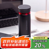 乐扣乐扣（LOCK&LOCK）菲特旋转盖轻量杯保温杯学生商务水杯450ml黑红 LHC4131BKR