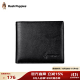 暇步士（Hush Puppies）钱包男士头层牛皮短款休闲钱夹驾驶证包防盗刷票夹生日礼物
