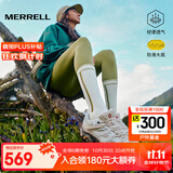 迈乐（Merrell）官方店男女款户外登山徒步鞋减震MOAB 3迈越者轻量防滑耐磨透气 J035894白灰米（女） 35