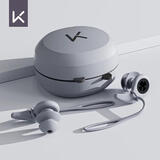 Keep游泳耳塞防水不隔音专业防呛水防中耳炎神器儿童洗澡装备 蓝色