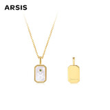 Arsis印记浮雕12星座项链原创设计精致时尚百搭送女友生日礼物  金牛座