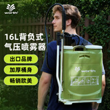 沃施（WORTH）双肩背负喷雾器16L 高压农用农药大容量喷雾壶浇花喷壶浇水洒水壶