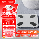 PICOOC有品智能体脂秤电子秤体重秤家用减肥高精准测人体数据脂肪称Mini白体重管理送男女友生日礼物礼品