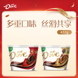 德芙巧克力 组合装432g(丝滑牛奶216g+香浓黑216g) 休闲零食  糖果