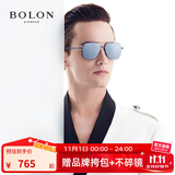 BOLON暴龙眼镜太阳镜男飞行员蛤蟆镜高清偏光驾驶镜墨镜BL8068&BL7199 BL8068D70-镜片暗黑+镜框蓝色