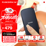闪迪（SanDisk）480GB Type-c USB3.2移动固态硬盘（PSSD）E30高速 移动SSD 读速520MB/s 兼容手机笔记本电脑
