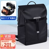 POLO双肩包男士旅行翻盖背包男头盔机车包篮球书包16/17.3英寸电脑包