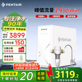 滨特尔（pentair）净水器家用净水机自来水过滤器5年RO反渗透0阻垢厨下式直饮机大流量 2.93L/min 净饮机 【超值套装】EZ5000+前置S160