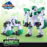 迷你特工队兽王力量玩具第四季小杰特工机甲金刚王变形玩具男孩礼物金刚战甲