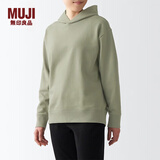 无印良品（MUJI）男女通用 紧密编织毛圈 套头卫衣 男式 女式 无性别 ABI06A2S 卡其绿 XXS-XS 150/72A