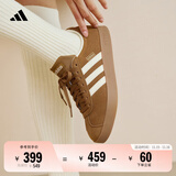 adidas「T头鞋」VL COURT复古休闲板鞋德训鞋男女阿迪达斯轻运动 岩层青铜色/乳白色/黄色   42