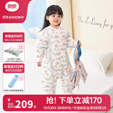 良良（liangliang）婴儿睡袋夏季空调房防踢被宝宝纯棉可拆袖儿童睡袋 小鹿粉·寒冬款【适合0-15℃】 3XL（建议身高110-125cm）