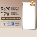 雷士（NVC）厨房灯铝扣板灯集成吊顶24瓦300x600卫生间LED吸顶灯平板面板灯