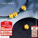 谢瑞麟（TSL）黄金转运珠足金路路通百单品不含手绳YS009 约0.2g