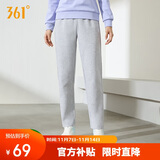 361°运动裤子女秋冬季跑步宽松户外休闲裤直筒长裤卫裤662434710D