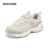 斯凯奇（Skechers）熊猫鞋女厚底增高老爹鞋耐磨时尚百搭机甲鞋150547 自然色/NAT 37