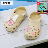 卡骆驰（crocs）洞洞鞋男鞋女鞋 25夏季新款贝雅拖鞋轻便透气情侣鞋沙滩鞋凉鞋 骨白经典克骆格/现货速发 41 -42 /M8W10/260mm