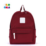 CILOCALA双肩包女M+号登山包校园电脑包大容量旅行包上班出游背包帆布书包 AZUKI-红豆沙M+中号