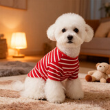 ISPET狗狗衣服宠物泰迪猫咪衣服金毛大中小型犬薄款四季通用&新疆棉 红色-部分码数升级两袖 2XL 建议14-20斤