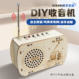 名遇收音机steam科学小实验套装教学实验器材儿童DIY手工制作玩具小学生男女孩生日礼物