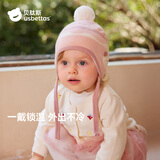 贝肽斯婴儿儿童围巾帽子秋冬季2025新款男女童围脖帽子防风针织围巾帽子