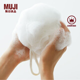 无印良品 MUJI 起泡浴球/大 沐浴球浴花 白色 50g