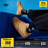 adidas「面包鞋」COURTIC经典运动板鞋男女阿迪达斯官方三叶草 芥末黄   41