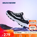 斯凯奇奥利奥|秋季黑白老爹鞋复古熊猫鞋透气厚底增高运动鞋