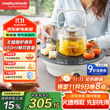 摩飞电器（Morphyrichards）养生壶 电陶炉煮茶器煮茶炉多功能围炉煮茶黑茶花茶泡茶蒸茶器不挑器具0.65L MR6083 白