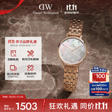 丹尼尔惠灵顿（DanielWellington）DW手表女简约时尚手表冰川白星辰手链流金表生日礼物DW613