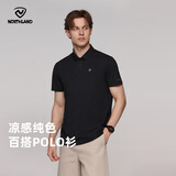 诺诗兰（NORTHLAND）男士翻领短袖T恤户外防晒透气凉感速干polo衫男百搭