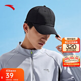 安踏运动鸭舌帽男女户外骑行垂钓棒球帽宽檐遮阳防晒大头围帽子