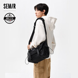 森马（Semir）【单肩包福袋】斜挎包男时尚简约男包单肩包挎包运动胸包 H款【永久联名运动包】-黑色90001