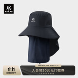 KAILAS徒步遮阳圆边帽 KF2511501 矿石黑 均码