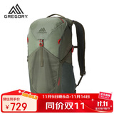 GREGORY格里高利NANO蜂鸟登山包徒步背包通勤轻便冲顶包双肩包-24L绿色