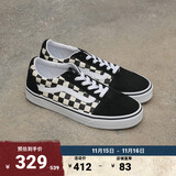 VANS范斯官方 Ward黑白棋盘格街头风拼接女鞋板鞋 黑白棋盘格 39