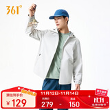 361°外套男秋冬季三防防泼水运动休闲连帽冲锋夹克风衣服652534601H-1