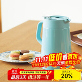 虎牌（TIGER）保温壶 304不锈钢时尚简约保温壶PWO-A12C-AC 水蓝色 1.2L