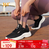 361°运动鞋女秋冬季网布透气健身轻便休闲厚底慢跑步鞋子682232210-4