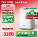 鱼跃（Yuwell）5L升医用制氧机吸氧机氧气机家用高清大屏轻音带雾化新国标7F-5GW