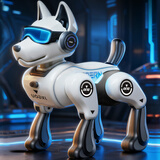 科学怪兽机器狗玩具遥控汽车Ai智能编程机器人男女孩儿童周岁宝宝生日礼物